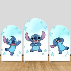 JY1249  Star & Heart Stitch Arch Backdrop Cover, Elastic Fabric Background for Kids & Magical Themed Party