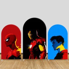 JY1582 Marvel Heroes Silhouette Style Arch Backdrop Cover, Elastic Fabric Background for Themed Party JY1582 Marvel Heroes Silhouette Style Arch Backdrop Cover, Elastic Fabric Background for Themed Party