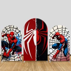 JY1600 Spider-Man Pop Comic Style Arch Backdrop Cover, Elastic Fabric Background for Superhero Party JY1600 Spider-Man Pop Comic Style Arch Backdrop Cover, Elastic Fabric Background for Superhero Party
