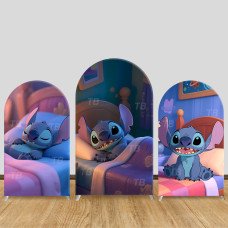 JY841 Stitch Bedroom Sleep Arch Backdrop Cover, Elastic Fabric Arch for Kids Bedroom, Nursery Decoration